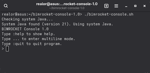 console